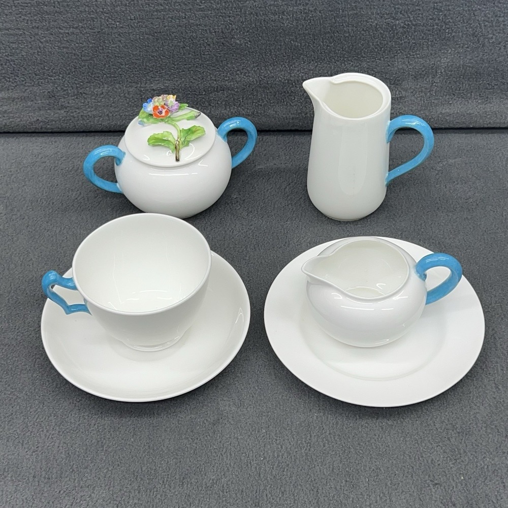CROWN STAFFORDSHIRE BONE CHINA FLORAL  SUGAR BOWL , CREAMER, Tea/Coffee Pot & Cu